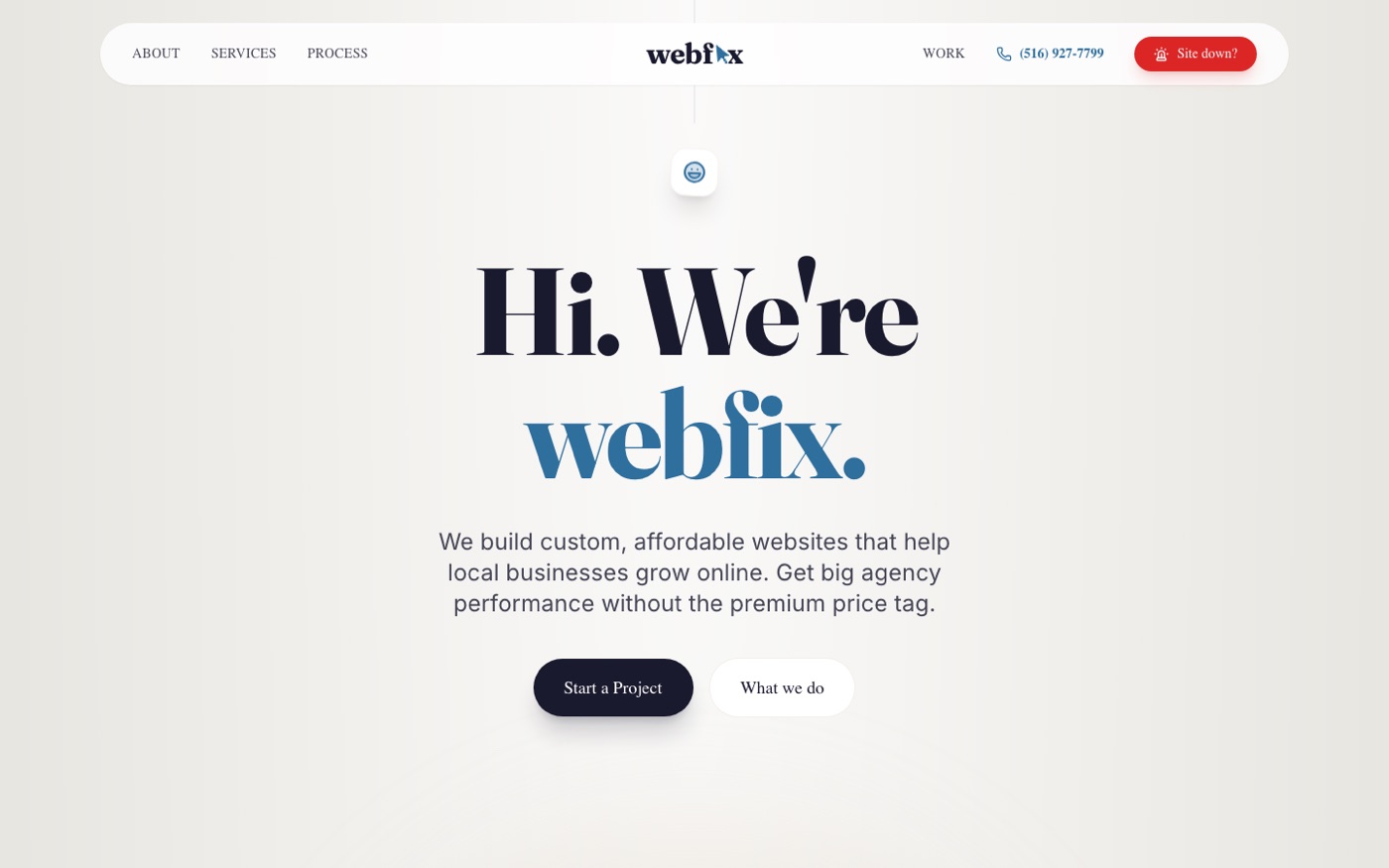 webfix home page